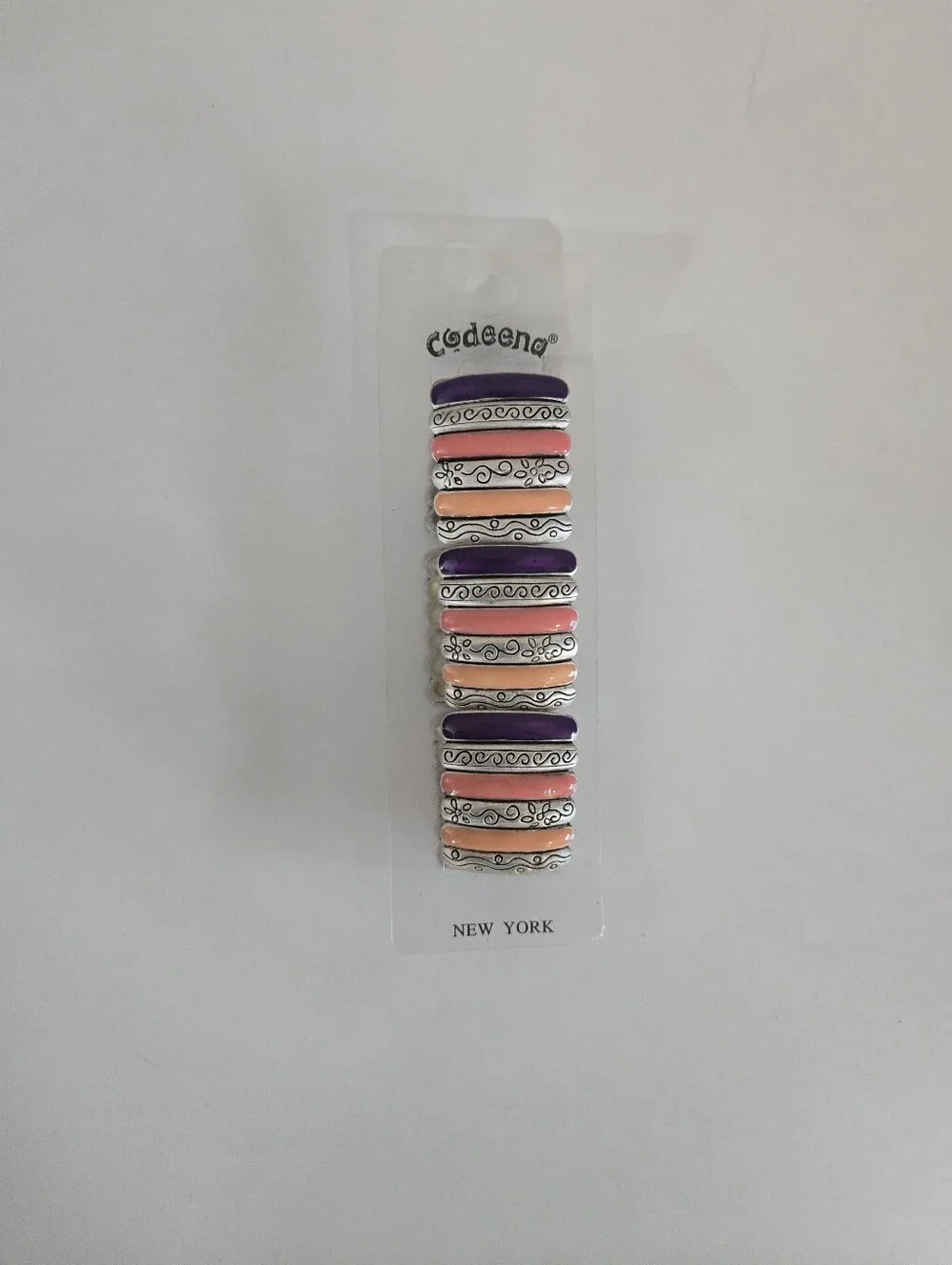 Codeena New York Multicolor Braclet - Pink, Purple, Peach - NEW!